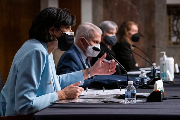 Walensky, testifying with other federal health officials on Jan. 11, has started holding additional media briefings that are separate from those held with the White House.