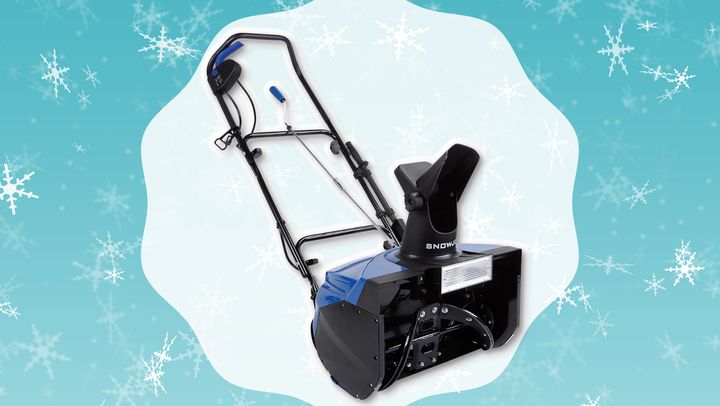 Products like the Snow Joe electric snow thrower help get rid of snow.