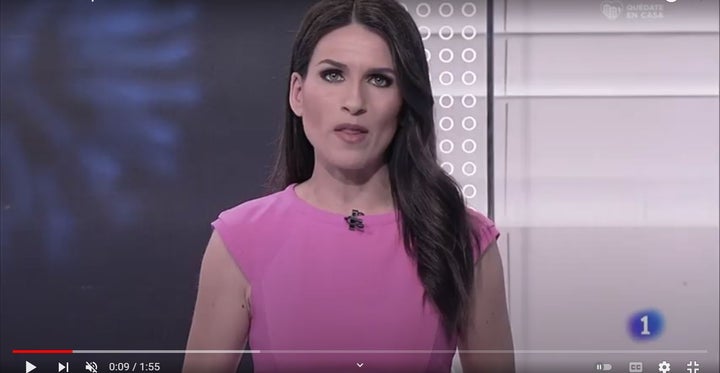 Cristina Pampín, en TVE.