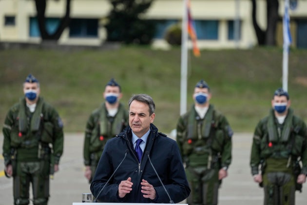 Τελετή υποδοχής των πολεμικών αεροσκαφών RAFALE στην 114 ΠΜ στην Τανάγρα, Τετάρτη 19 Ιανουαρίου 2022. Τα έξι μαχητικά, απογειώθηκαν από το Ιστρ της Γαλλίας, κοντά στη Μασσαλία και πέταξαν απευθείας προς την Ελλάδα, για να ενταχθούν στην 332η Μοίρα