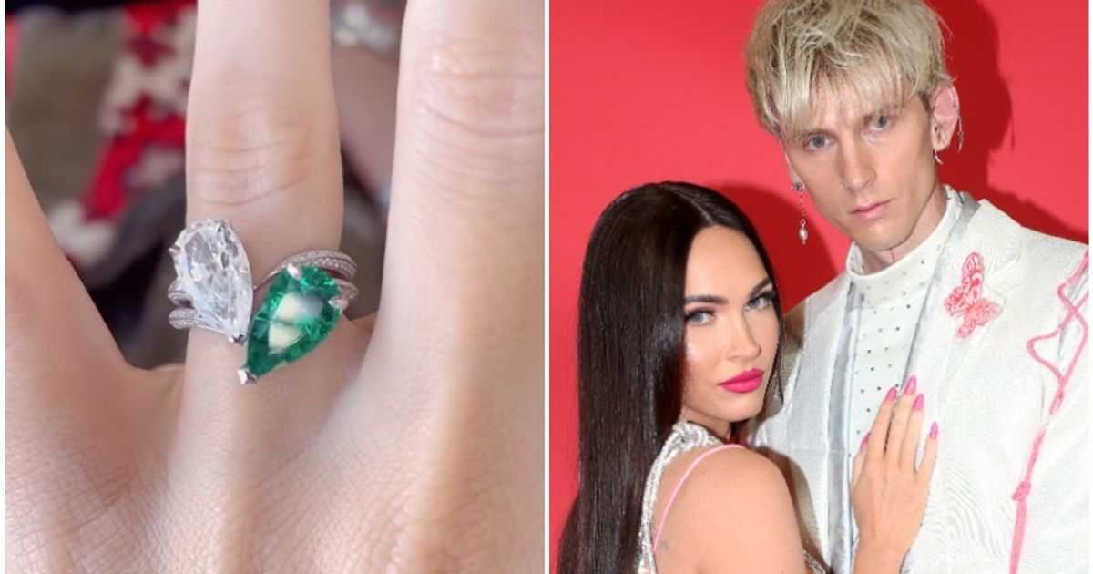 Megan Fox's Green JW Pei Bag Matches Her Engagement Ring