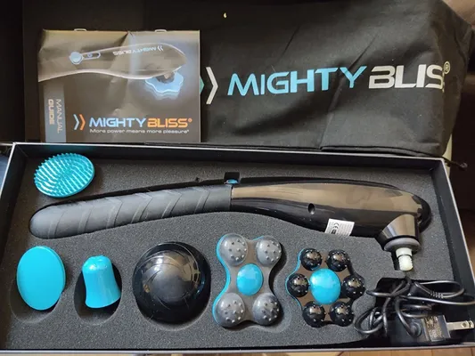 Mighty Bliss Deep Tissue Back and Body Massager {Cordless} Electric Handheld