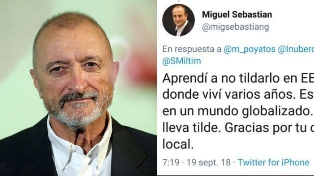 Polémica entre Arturo Pérez Reverte y Miguel Sebastián.
