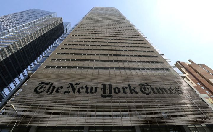 El edificio de 'The New York Times'.