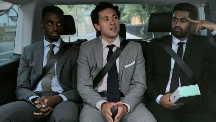 The Apprentice candidates during a car journey