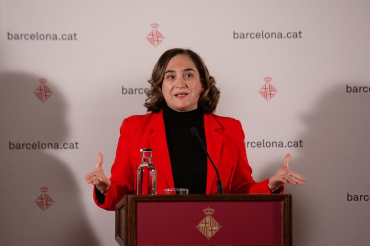 La alcaldesa de Barcelona, Ada Colau, en una foto de archivo.