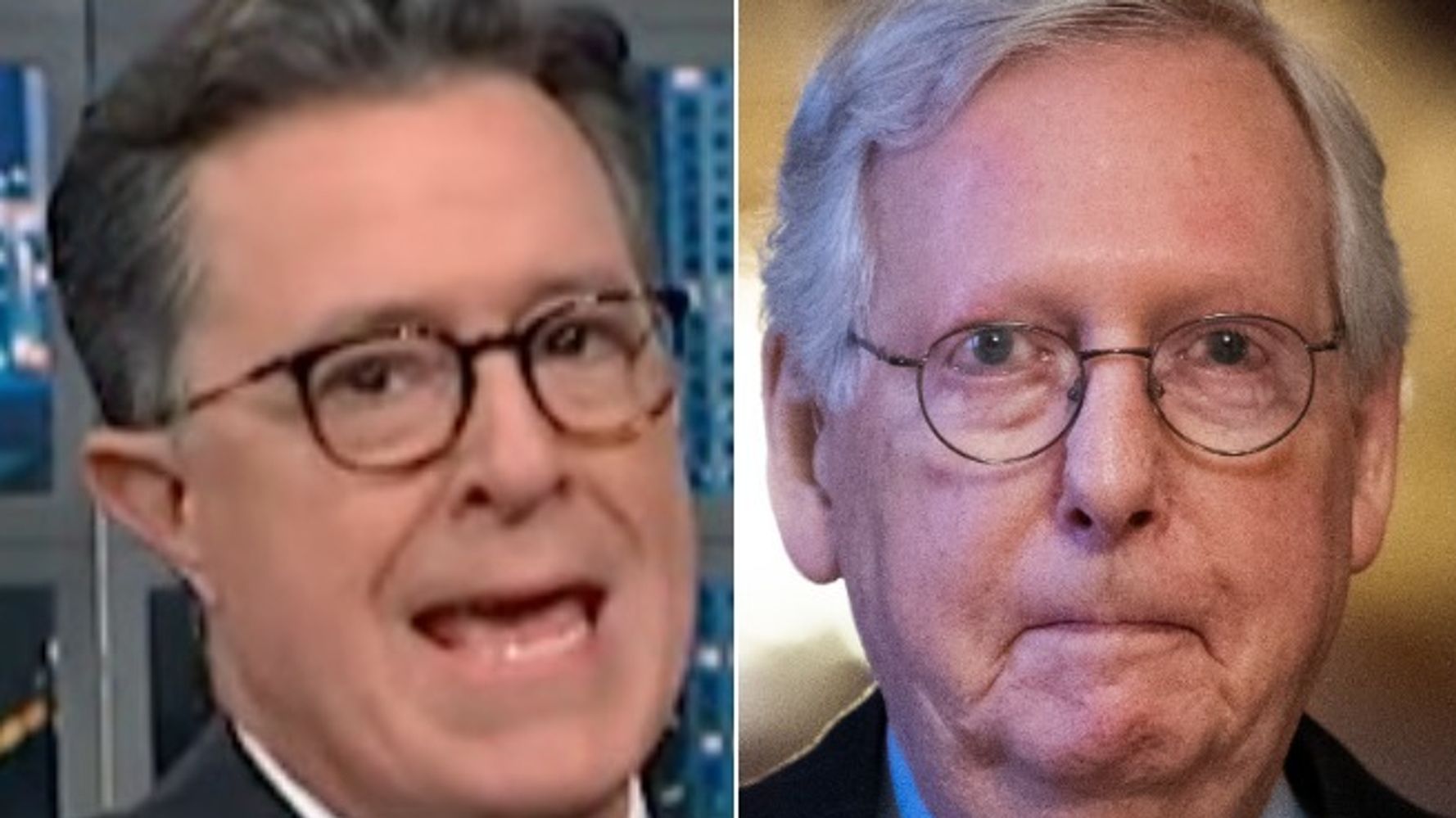 Stephen Colbert Stunned As McConnell Accidentally Says What He Means
