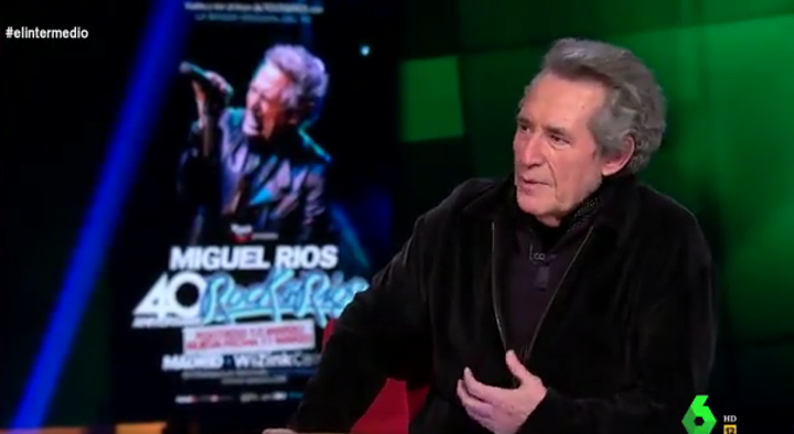 Miguel Ríos en 'El Intermedio'.
