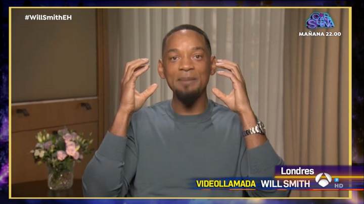 Will Smith, en 'El Hormiguero' de Pablo Motos.