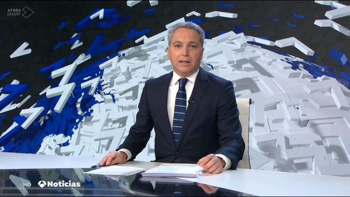 Vicente Vallés, en 'Antena 3 Noticias'.