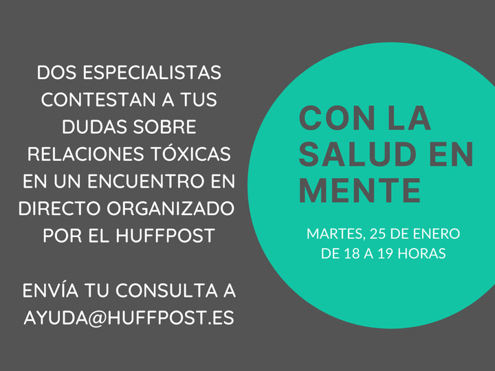 La octava edición de 'Con la salud en mente' tratará sobre relaciones tóxicas.