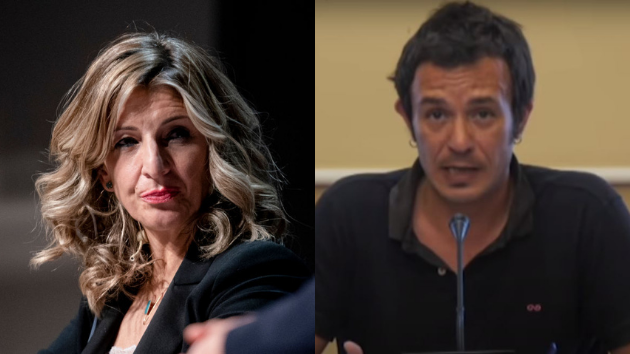 Yolanda Díaz y 'Kichi'.