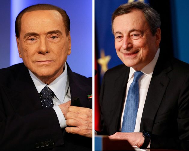 Sylvio Berlusconi et Mario Draghi font partie des prétendants à la présidence de la République italienne,...
