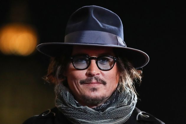 Johnny Depp pris en photo le 17 octobre 2021 à Rome en