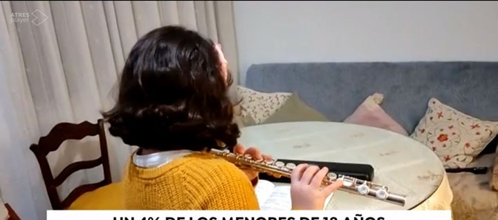 Un momento del reportaje en Antena 3.