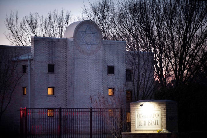 Congregation Beth Israel synagogue in Colleyville, Texas. 