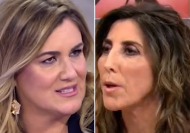 Carlota Corredera y Paz Padilla, en 'Sálvame' (Telecinco).