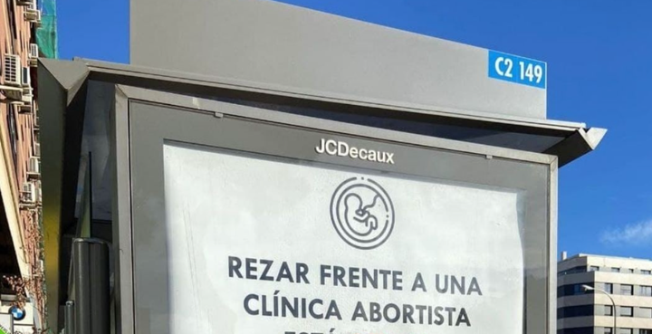 Campaña antiabortista en varias ciudades de España.