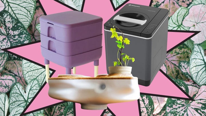 Grow plants using your freshly made compost with the Biovessel composter, create the makings of nutrient-rich fertilizer with a multi-chamber living composter and quickly break down food scraps in a matter of hours with an electric composter by Vitamix. 