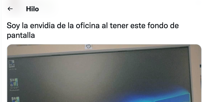 Captura de pantalla del tuit viral.