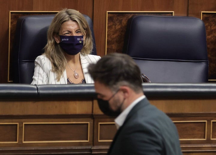 Yolanda Díaz y Gabriel Rufián