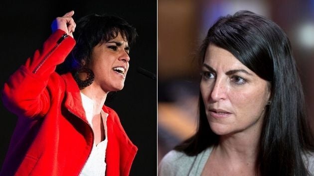 Teresa Rodríguez y Macarena Olona.