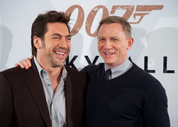 Οι δύο ηθοποιοί στη Μαδρίτη για το «Skyfall», τον Οκτώβριο του 2012. (Photo by Carlos Alvarez/Getty Images)