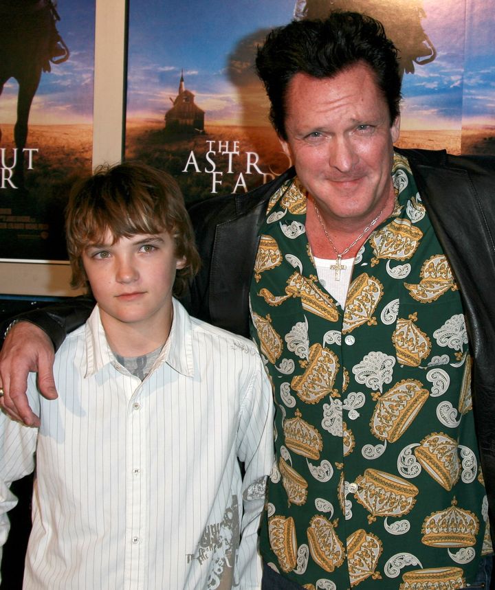 Πατέρας και γιος σε κινηματογραφική πρεμιέρα το 2007. 