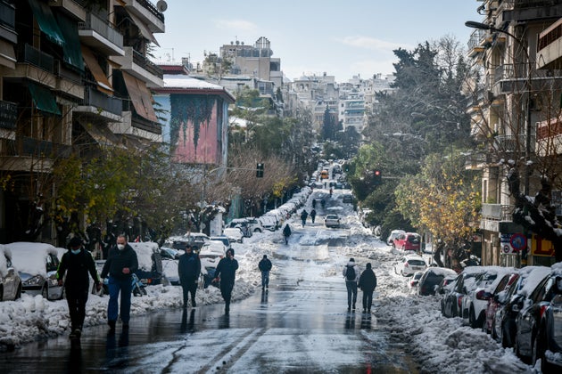 Η επόμενη μέρα μετά την χιονόπτωση