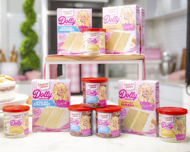 Duncan Hines' new line of Dolly Parton products will be out in stores in March 2022.