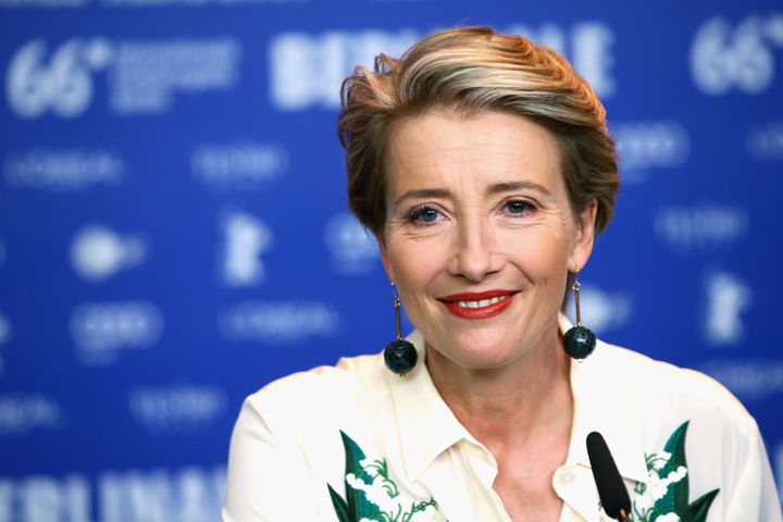 Actor Emma Thompson attends the "Alone in Berlin" press conference during the 66th Berlinale International Film Festival in Berlin on Feb. 15, 2016.