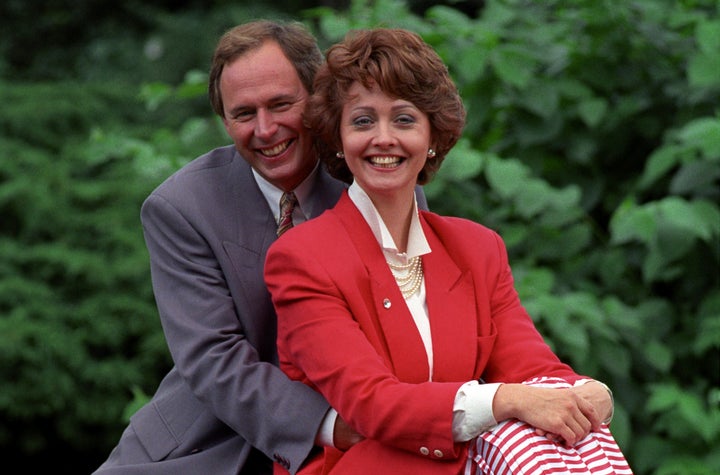 Nick Owen and Anne Diamond