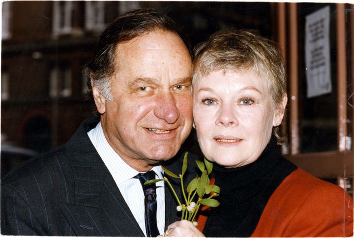 Geoffrey Palmer and Judi Dench at a photocall for As Time Goes By in 1992