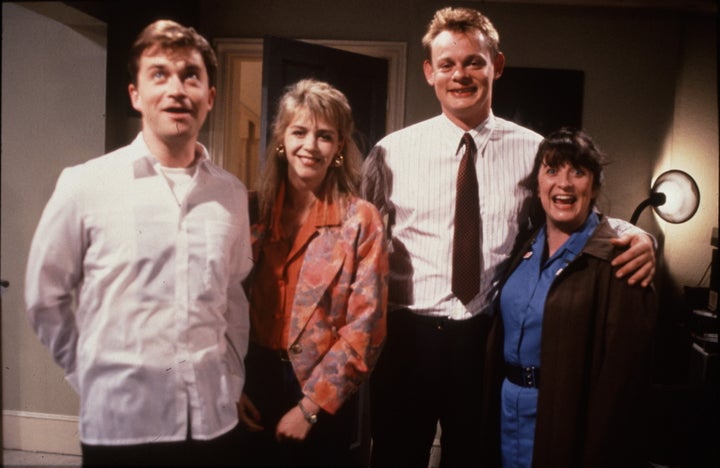 Harry Enfield (left) was the original co-star of Men Behaving Badly