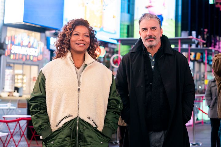 Queen Latifah as Robyn McCall and Chris Noth as William Bishop in "The Equaliizer."