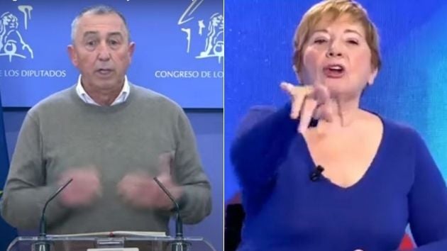 Joan Baldoví y Celia Villalobos.