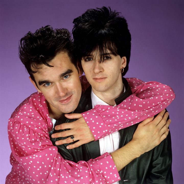 Morrissey and Johnny Marr during their days in The Smiths