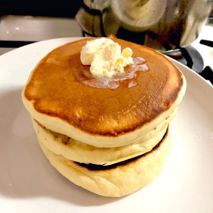 ふわふわのホットケーキ