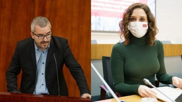 Javier Padilla e Isabel Díaz Ayuso.