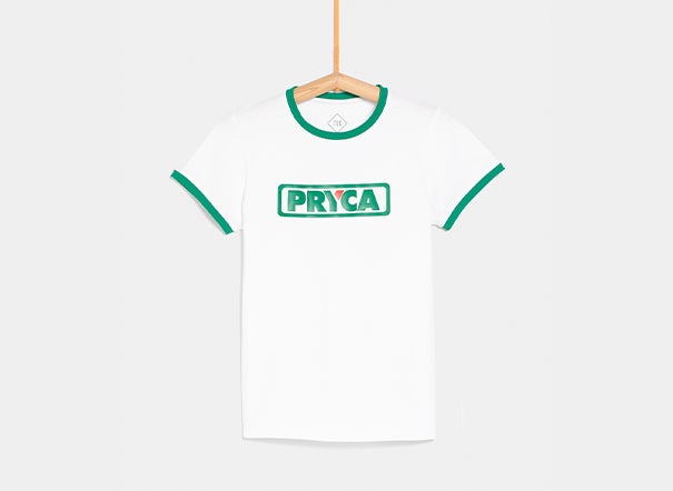 La camiseta de Pryca.