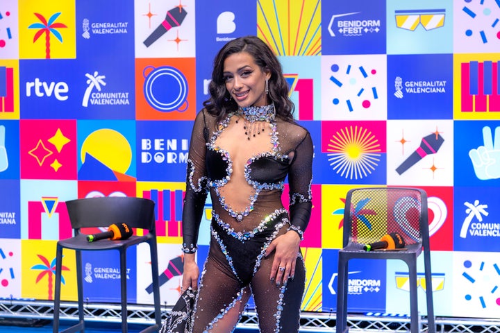 Chanel, en la rueda de prensa de finalistas.