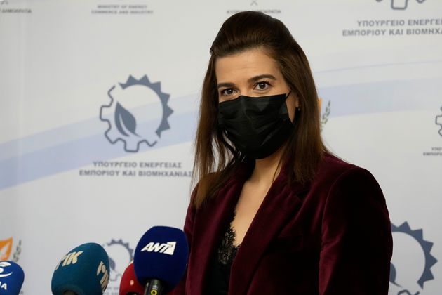 Η υπουργός Ενέργειας της Κύπρου, Νατάσα Πηλείδου.