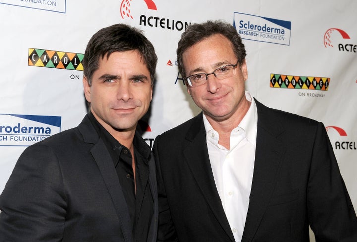 John Stamos and Bob Saget pictured together at a New York City event on Nov. 9, 2009.