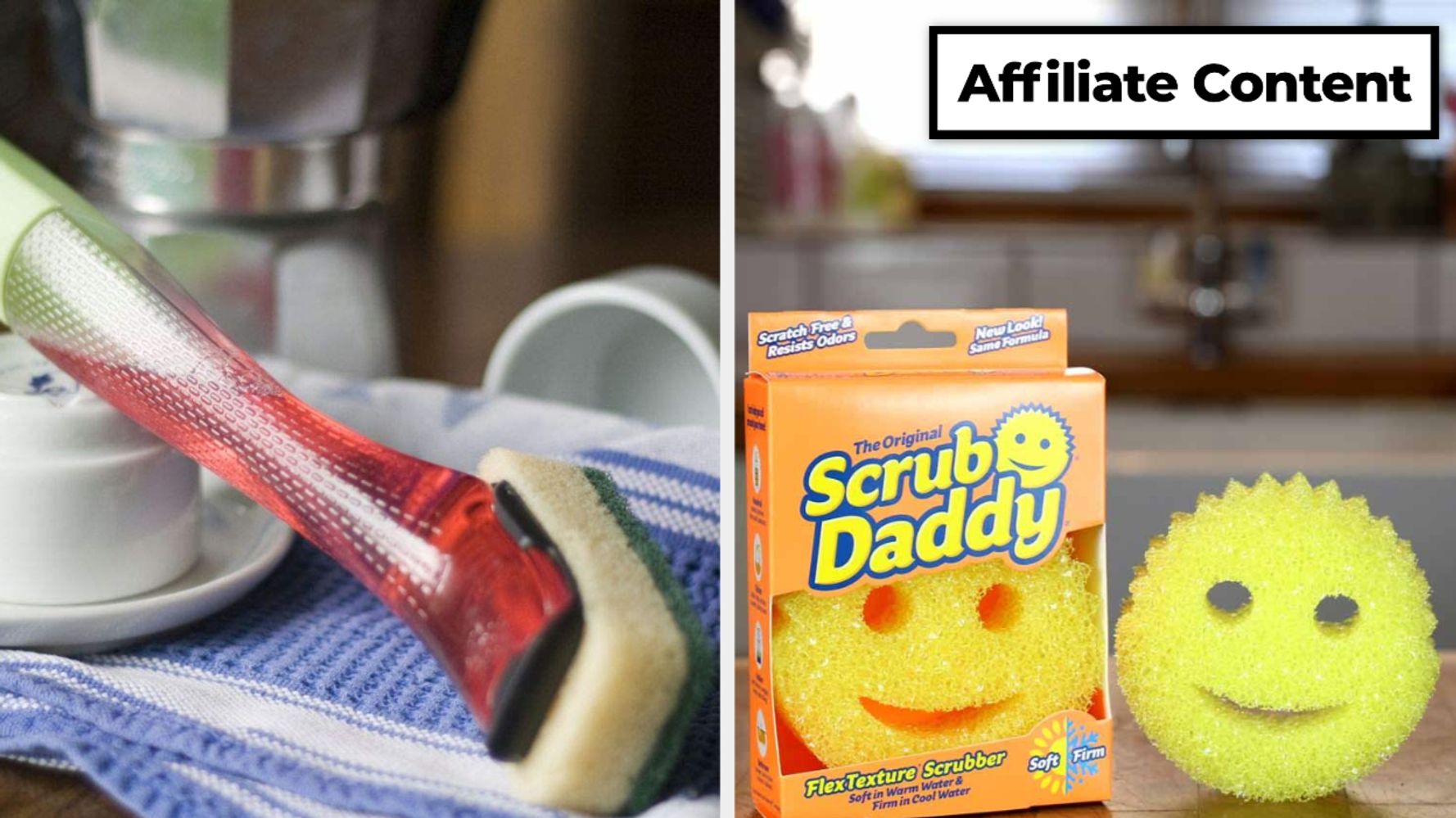 the original scrub daddy® flex texture® scrubber