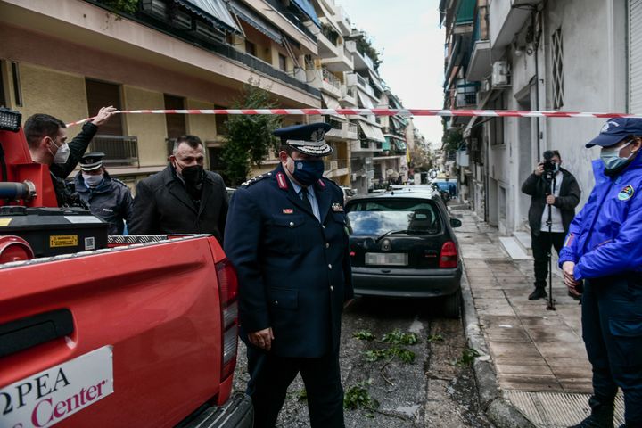 ΔΙΑΡΡΟΗ ΦΥΣΙΚΟΥ ΑΕΡΙΟΥ ΣΕ ΚΤΗΡΙΟ ΣΤΟ ΠΑΓΚΡΑΤΙ. Πέμπτη 27 Ιανουαρίου 2022 (ΤΑΤΙΑΝΑ ΜΠΟΛΑΡΗ / EUROKINISSI)