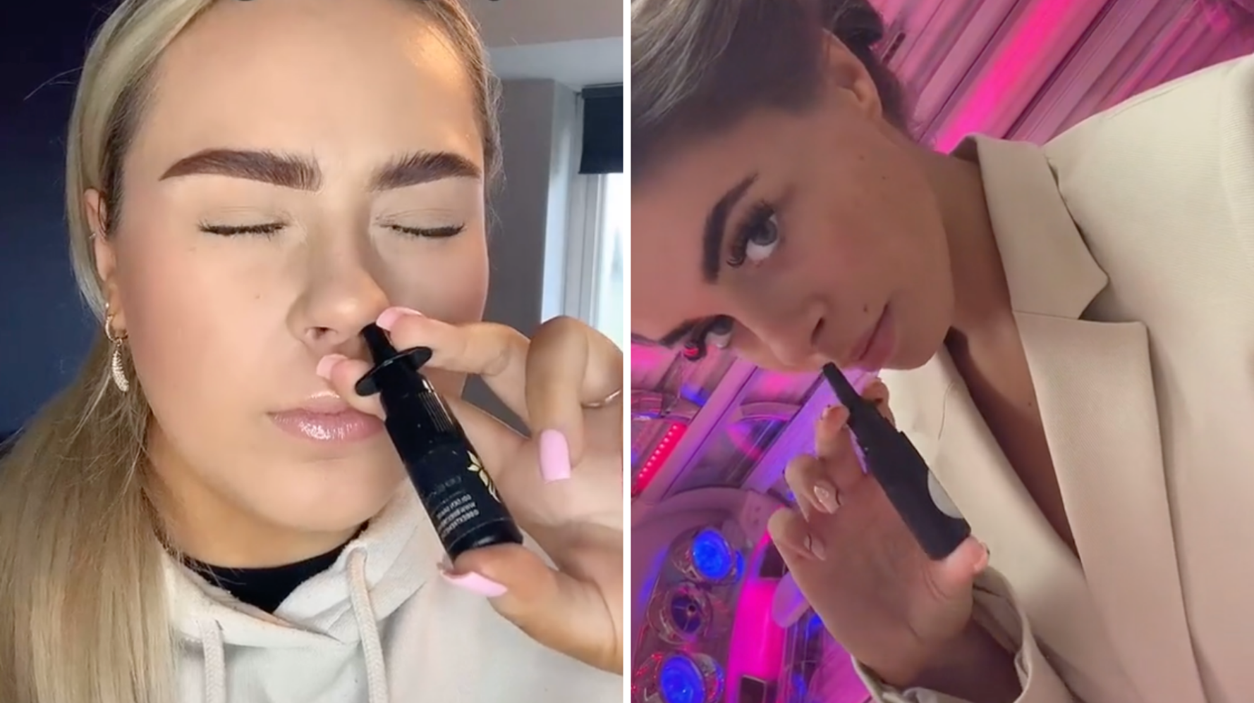 Are Tanning Nasal Sprays Safe? Doctors Warn Against This TikTok Trend | HuffPost Life Are Tanning Nasal Sprays Safe? Doctors Warn Against This TikTok Trend | HuffPost Life