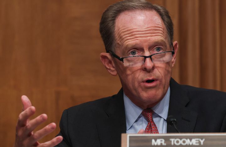 Sen. Pat Toomey (R-Pa.), ranking member of the Banking Committee, has already expressed unhappiness with President Joe Biden's picks for the Fed.