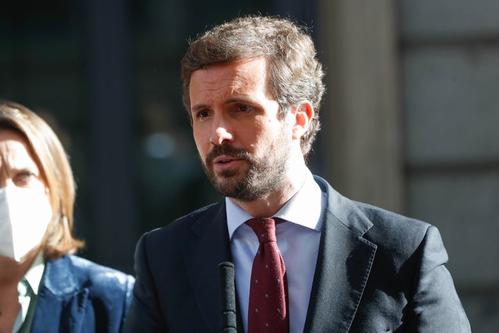 El líder del PP, Pablo Casado.