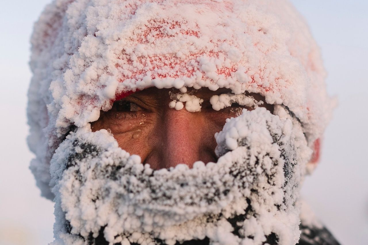 A runner who took part in the world's coldest marathon — at negative 63 degrees Farenheit — in Russia last weekend. Sixty-five runners from around the world started the run in Oymyakon, Yakutia's Pole of Cold. 