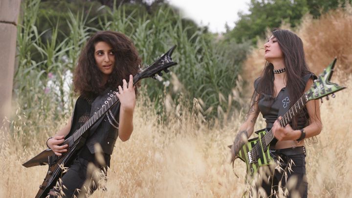 Shery Bechara and Lilas Mayassi in "Sirens," by director Rita Baghdadi, an official selection of the World CInema: Documentary Competition at the Sundance Film Festival.